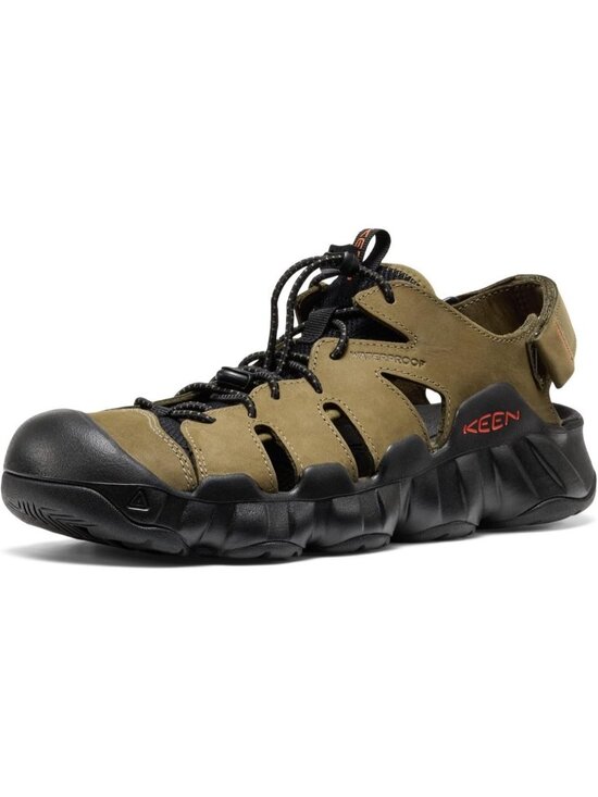 Men\'s Dark Olive Black Hyper port Closed Toe Breathable Easy On Sandal Shoes main image 6